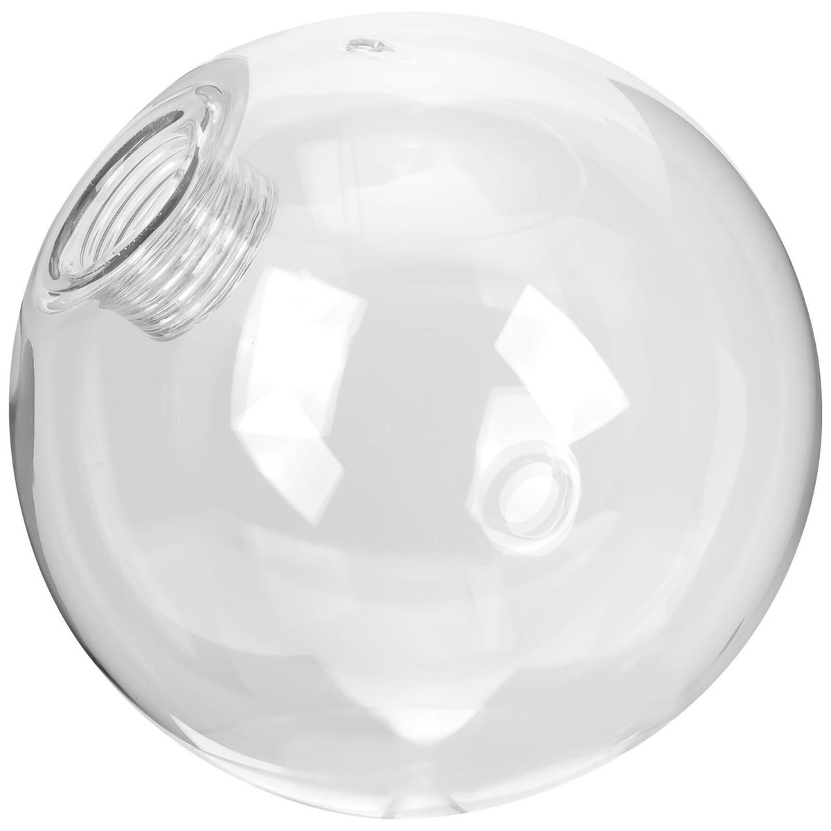 Omgoods - Lampenkap - Transparant glas - Modern accessoire - 10 cm - Eenvoudig te installeren - Geschikt voor plafondlamp - Warm licht
