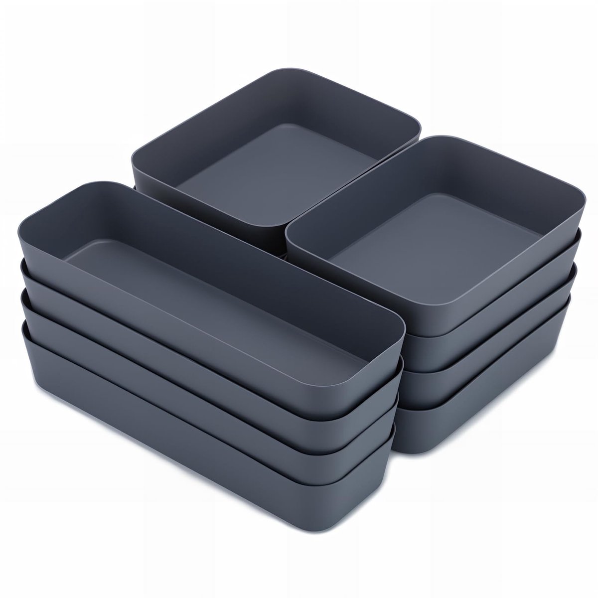 Omgoods - Desk Drawer Organiser - 10 Delen - Praktische Organizer voor Bureau en Makeup