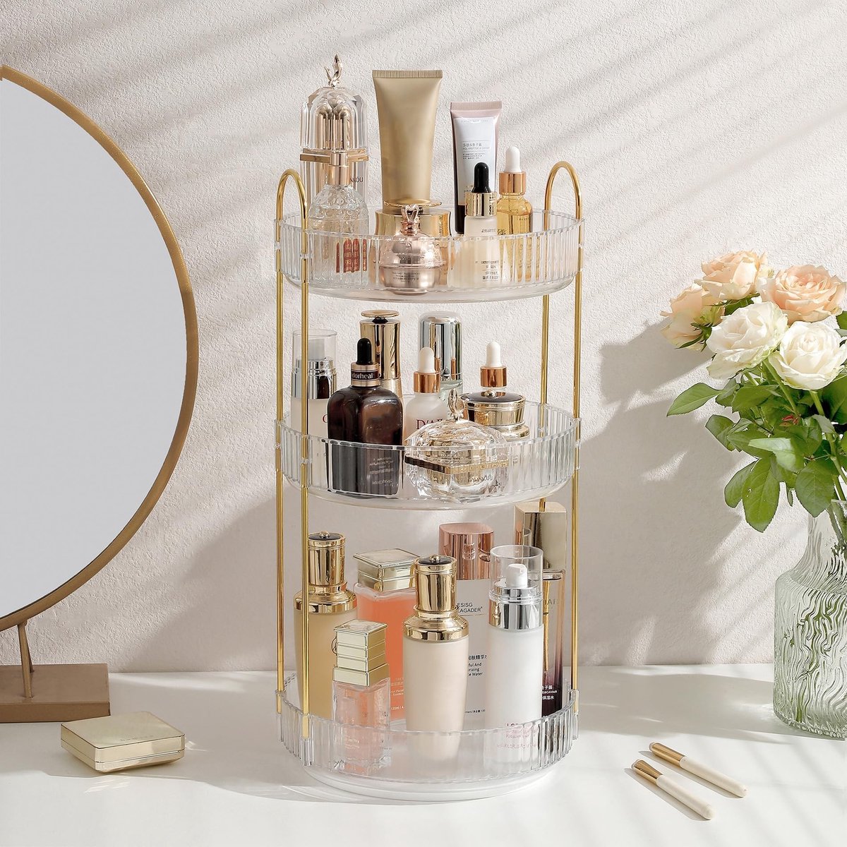Omgoods - 360° Rotating Makeup Organizer - Cosmetica en Huidverzorging Organizer