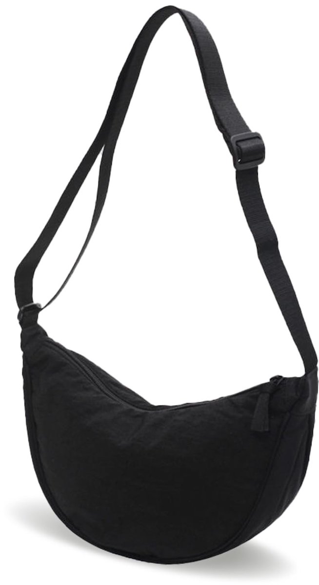 Omgoods - Half Moon Bag voor Dames met Verstelbare Band