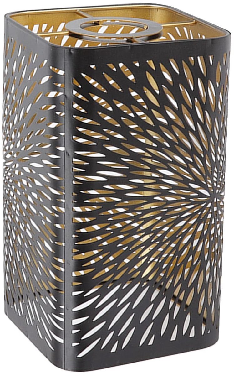 Omgoods- Lampenkap Smeedijzer - Afneembare Schaduw - Voor E27/E26 Lamphouder - 20 x 11,5 x 11,5 cm - Lichtgewicht - 430 g - Lamp