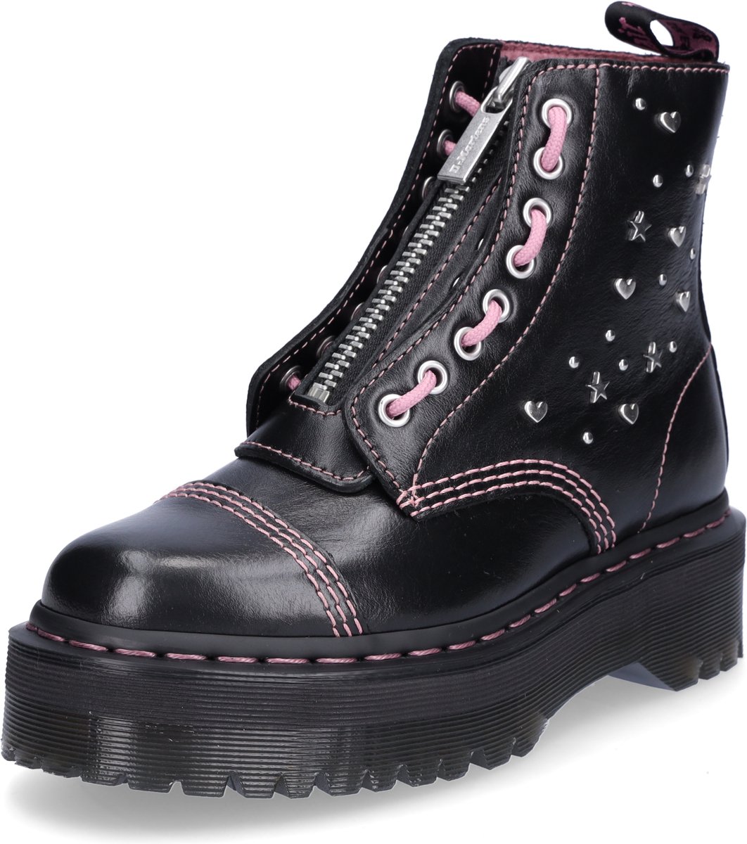 Dr. Martens dameslaarzen met veters Zwart