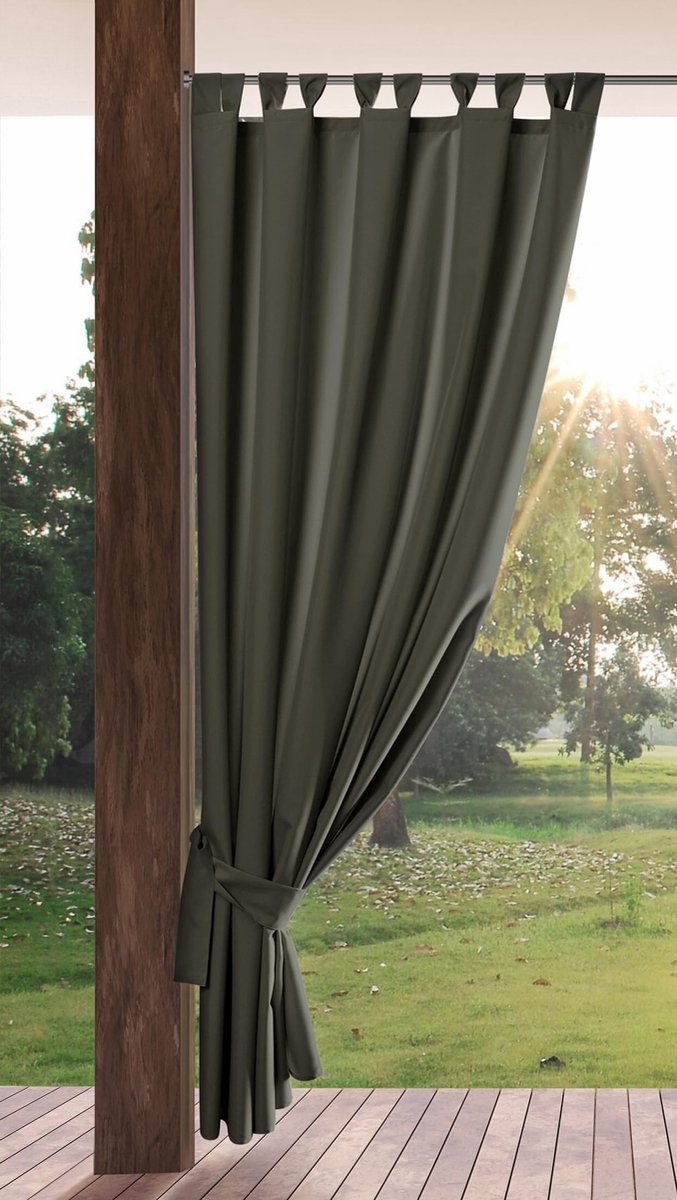 Omgoods - Tuincurtain met Lussen, Waterdicht en UV-Bescherming