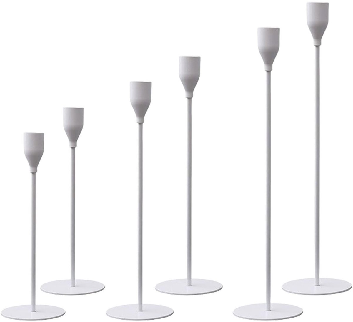 Omgoods - Set van 3 Elegante Kaarsenhouders voor Bar Kaarsen