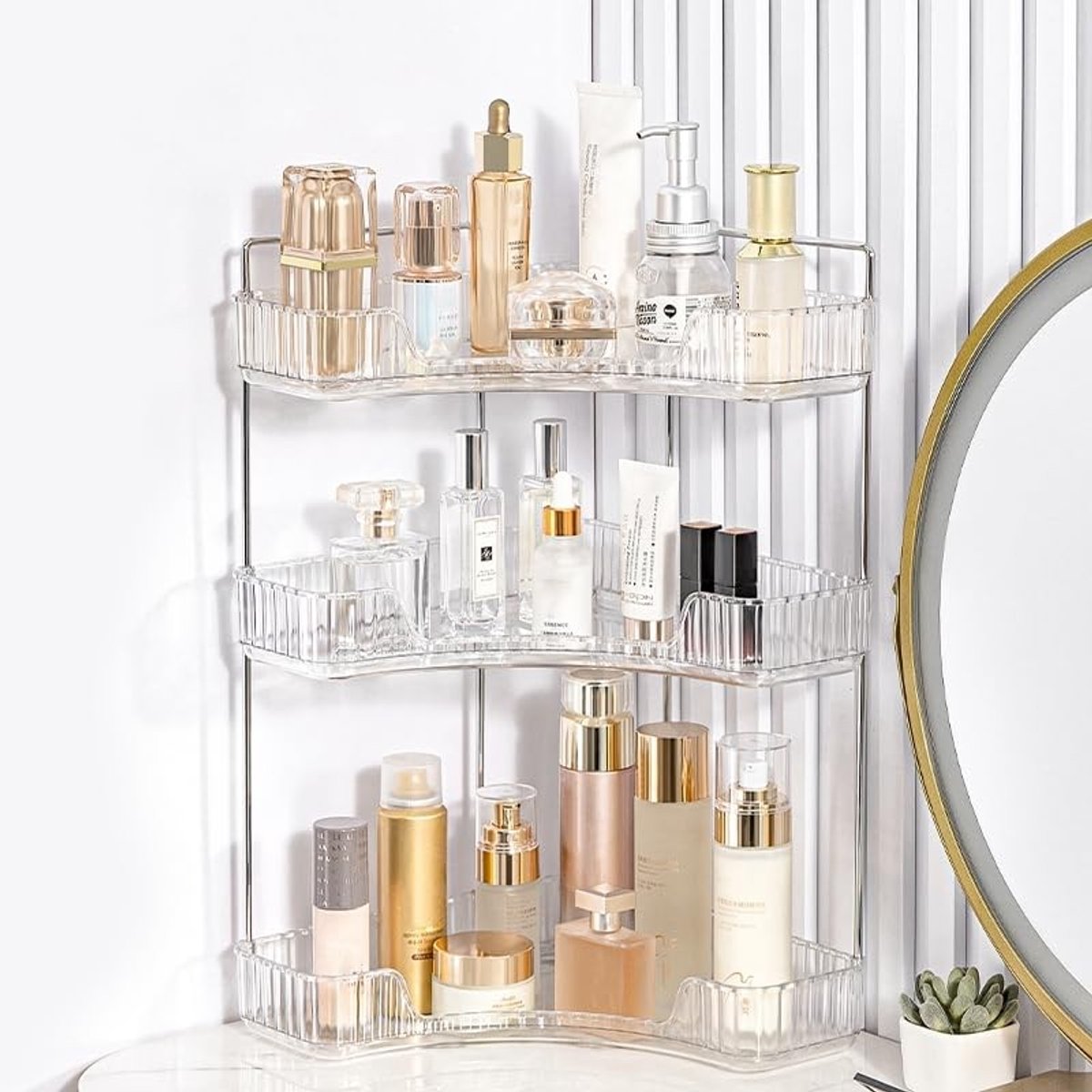 Omgoods - CESTATIVO Hoek Badkamer Organizer - Makeup en Toilettassen