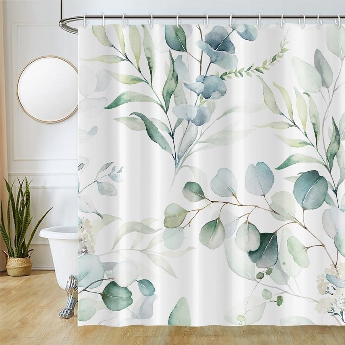 Omgoods - Eucalyptus Douchegordijn met Waterafstotende Eigenschappen 180 x 220 cm