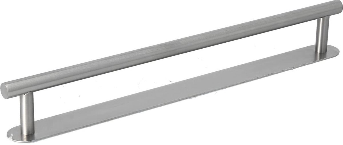 Omgoods- Handdoekrek Badkamer - Zelfklevend - Handdoekstang - Roestvrij Staal - Muurbevestiging - 60 cm - Geborsteld Afwerking - Handdoekhouder