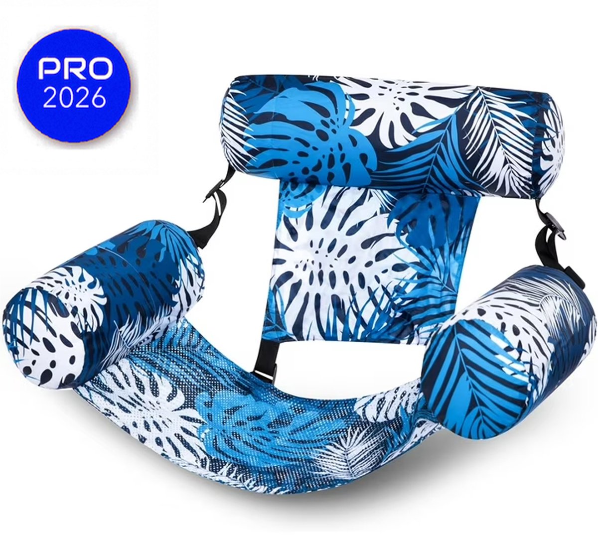 Aquadrift Stoel Zwembad - Aquadrift - Aquadrift Stoel - Luchtbed 1 Persoons - Blauwe Opblaasbare Drijfstoel - Drijvende WaterStoel - WaterHangmat - Zwembad - Ligbed Luchtbed - Floating Bed - Float LoungeStoel - Drijvende Water Ligstoel - Opblaasbaar