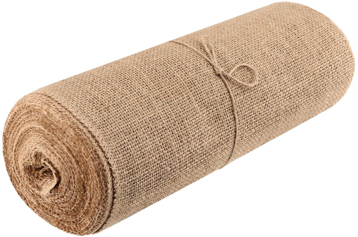 Omgoods - Jute Tafelkleed van 30 cm x 10 m voor Feestdecoratie