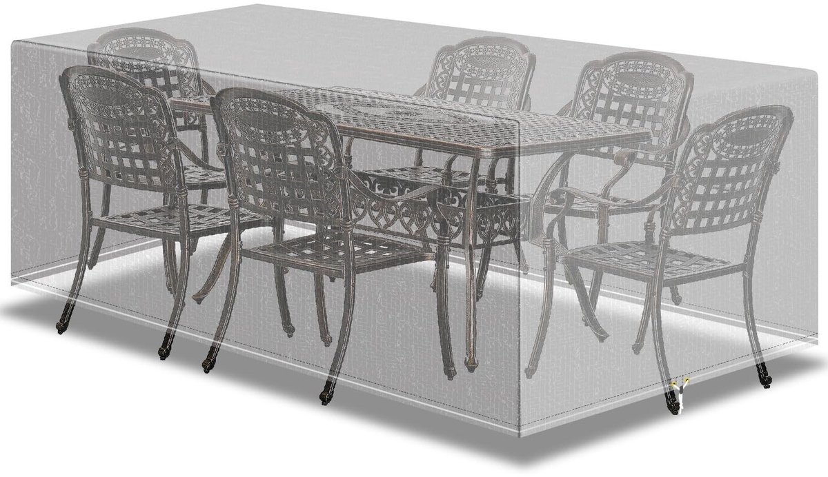 Omgoods - Transparante Tuinmeubelhoes 200 x 160 x 70 cm