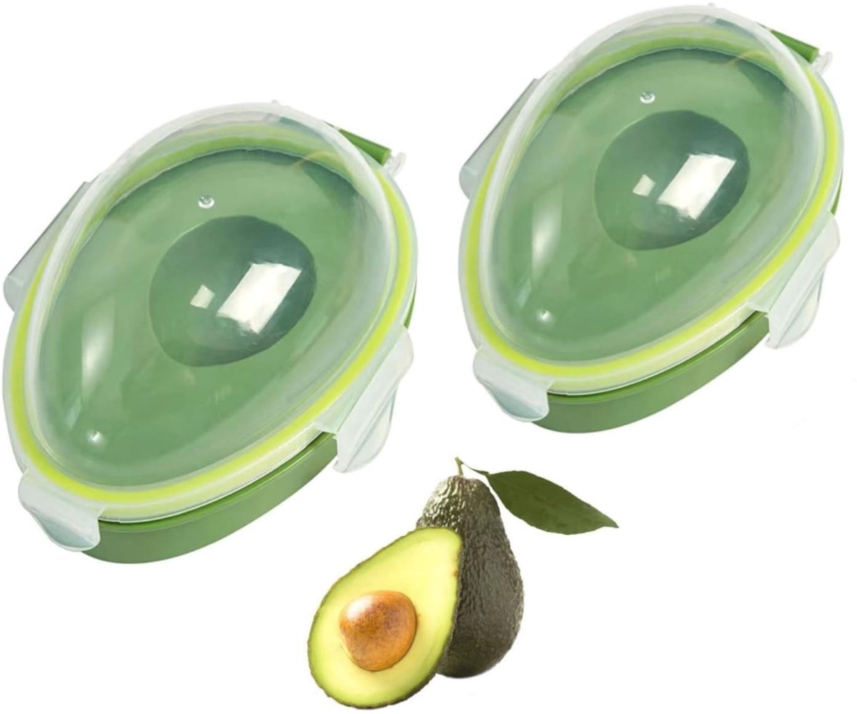 Omgoods - 2 Stuks Avocado Bewaarders met Siliconen Afdichtring