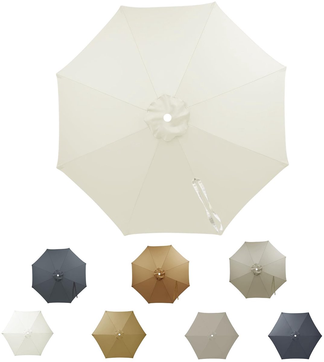 Omgoods - Vervangende Parasolhoes 3m met UV Bescherming
