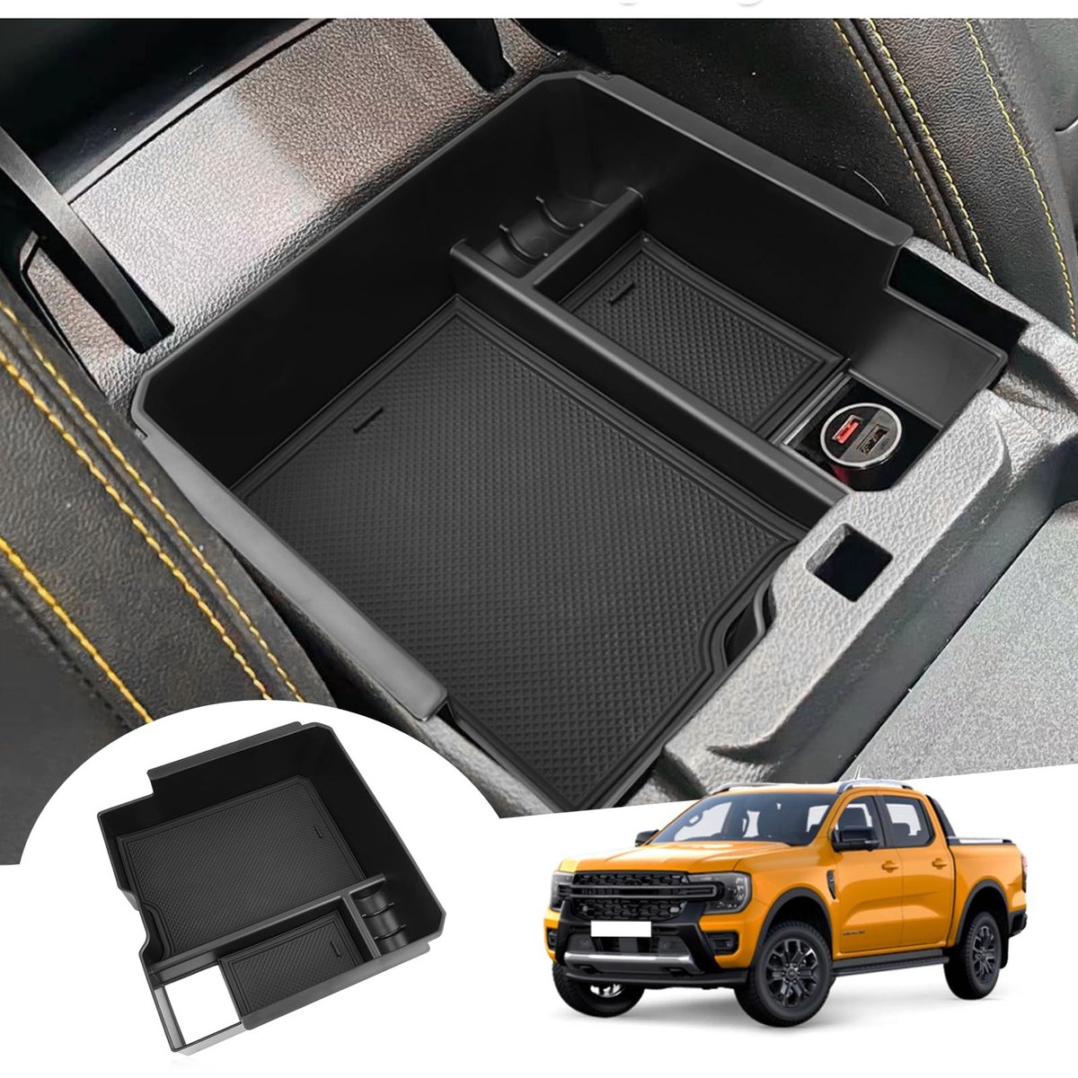 Omgoods - Center Console Opbergdoos voor Ranger T9 2023-2025