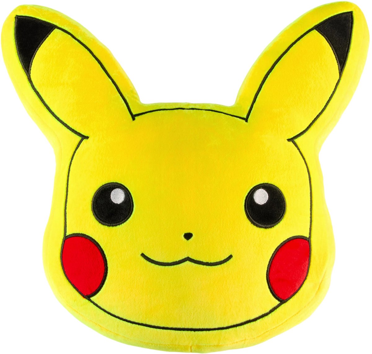 Omgoods - 3D Pikachu Pluche Kussen - Decoratief Kussen voor Kinderkamer 45 x 45 cm