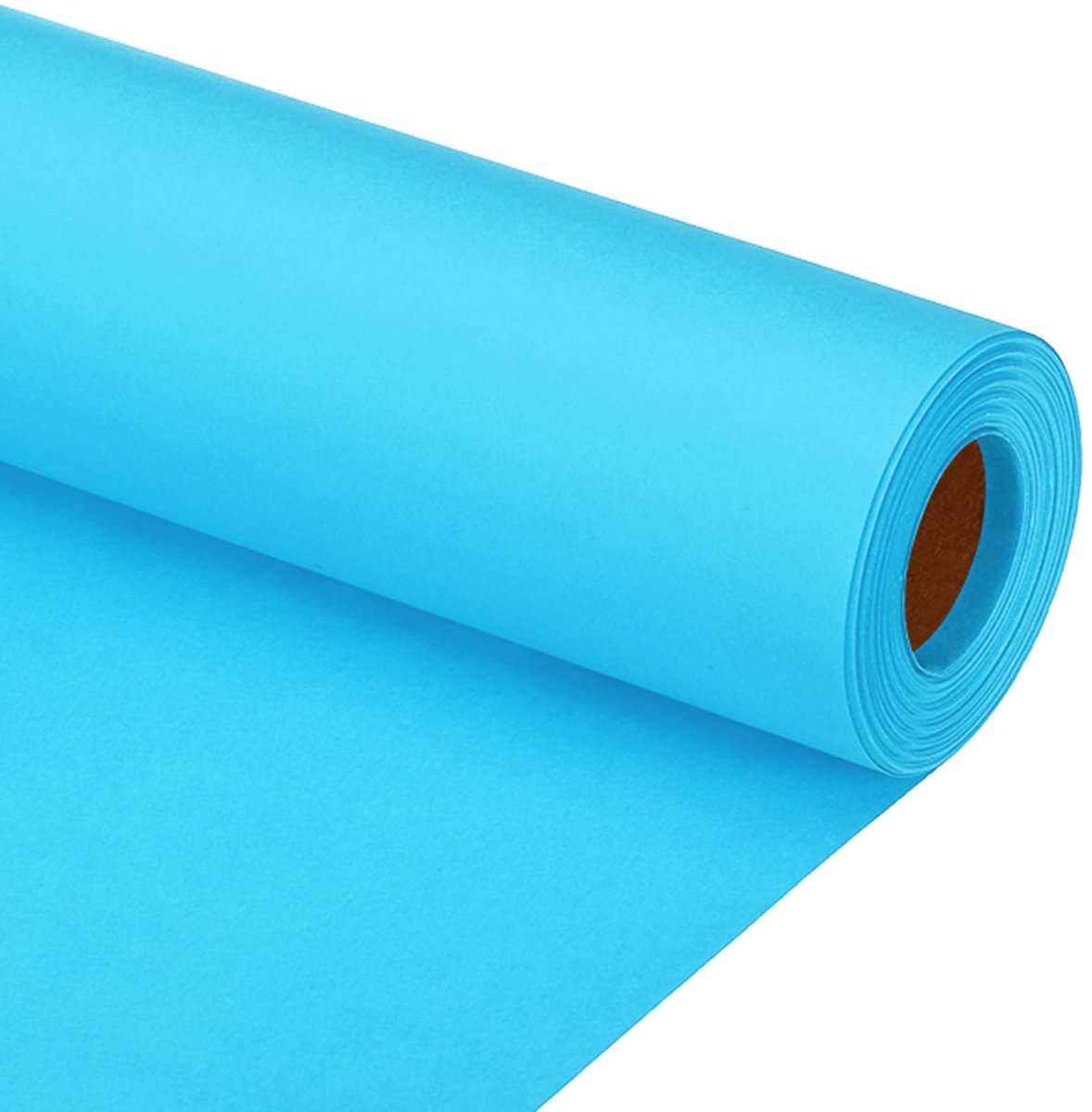 Omgoods - Kraft Papieren Inpakpapier - Lichtblauw 50 m