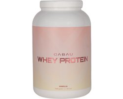 Cabau – Protein Shake – Vanilla – Whey Eiwitpoeder, 24 g Eiwit per Portie – 7 Smaken – Eiwitrijke Shake voor Spierherstel & Spieropbouw – 1000 g