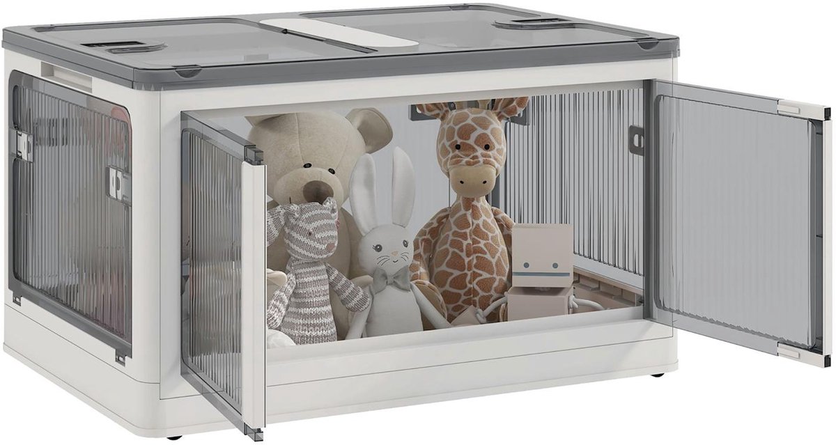 Opvouwbare Opbergdoos – Veelzijdige Opbergbox voor Woonkamer, Kantoor en Auto – Ruimtevriendelijke Faltbare Opbergbak met Handvatten