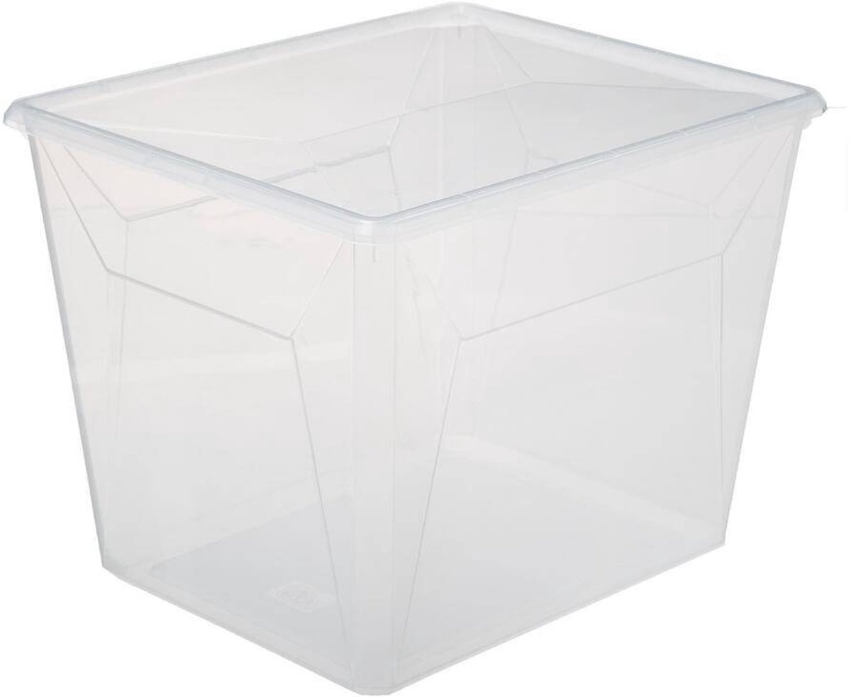 Doorzichtige opbergdoos 30 l SIMPLY+