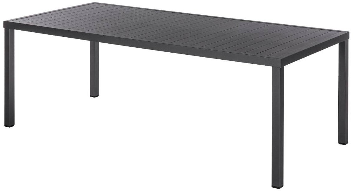 Rechthoekige aluminium tuintafel voor 8 personen PIAZZA