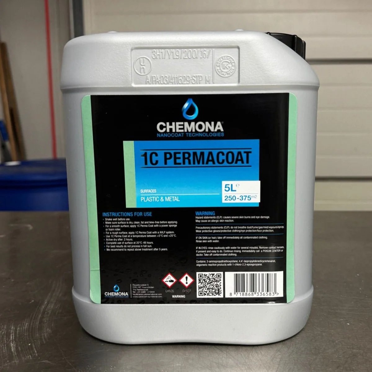 Chemona 1C Perma Coat Glans 5 liter Kleurherstellende coating - Renovatie Nano Coating