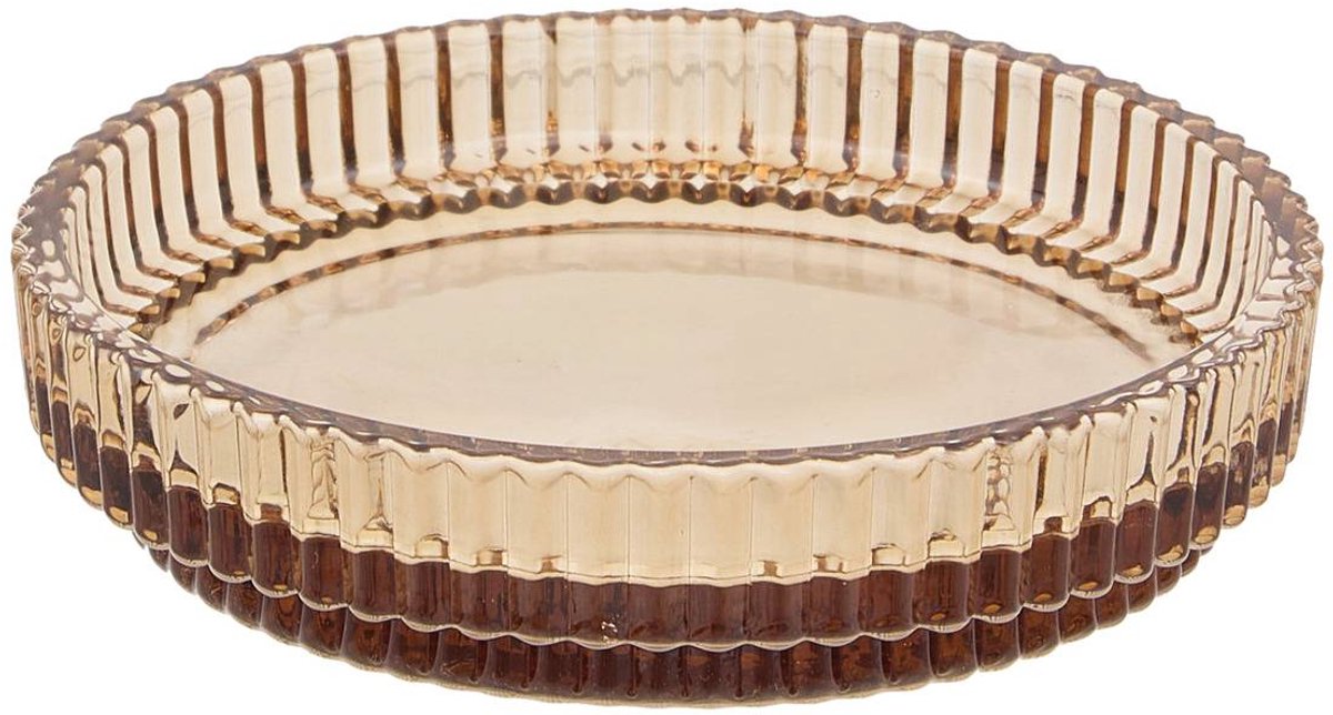 Porte-savon Solis rond D.11cm ambre