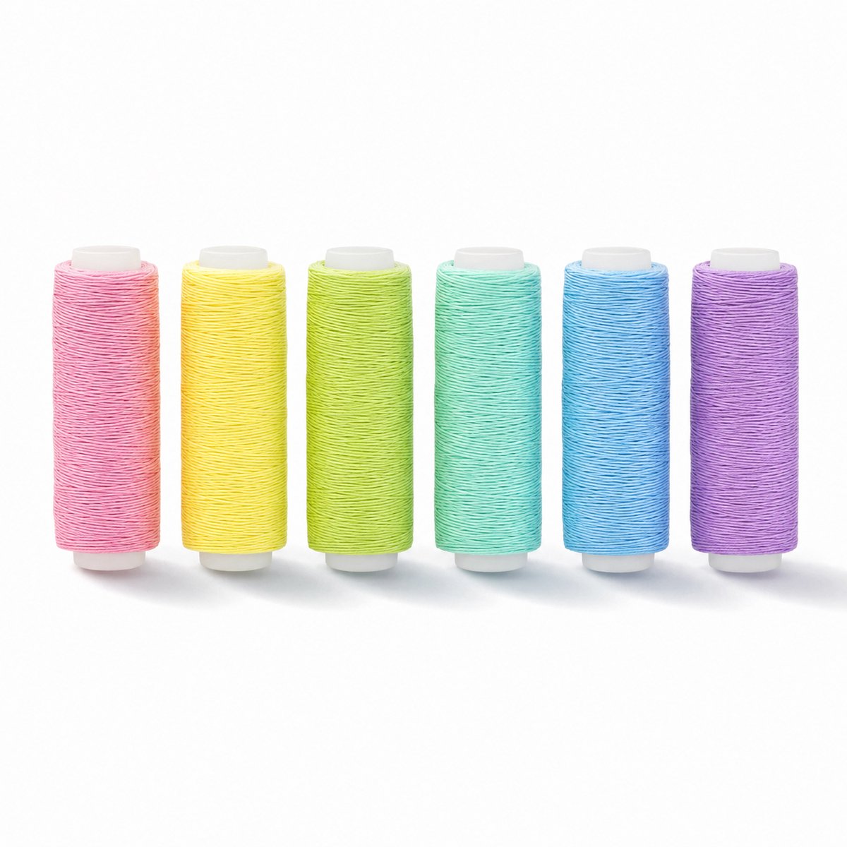 Marama - Waxcord 0,25 mm Pasteltinten – Set van 6 Rollen – 35 Meter per Rol – Totaal 210 Meter – Voor Sieraden Maken, Knutselen en Macramé