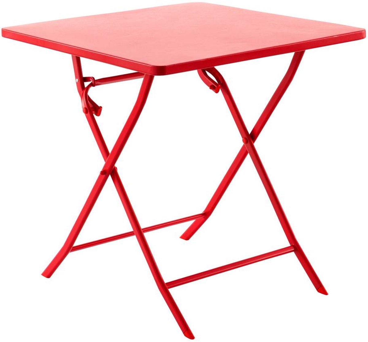 Vierkante opvouwbare tuintafel voor 2 personen van staal, model GREENSBORO