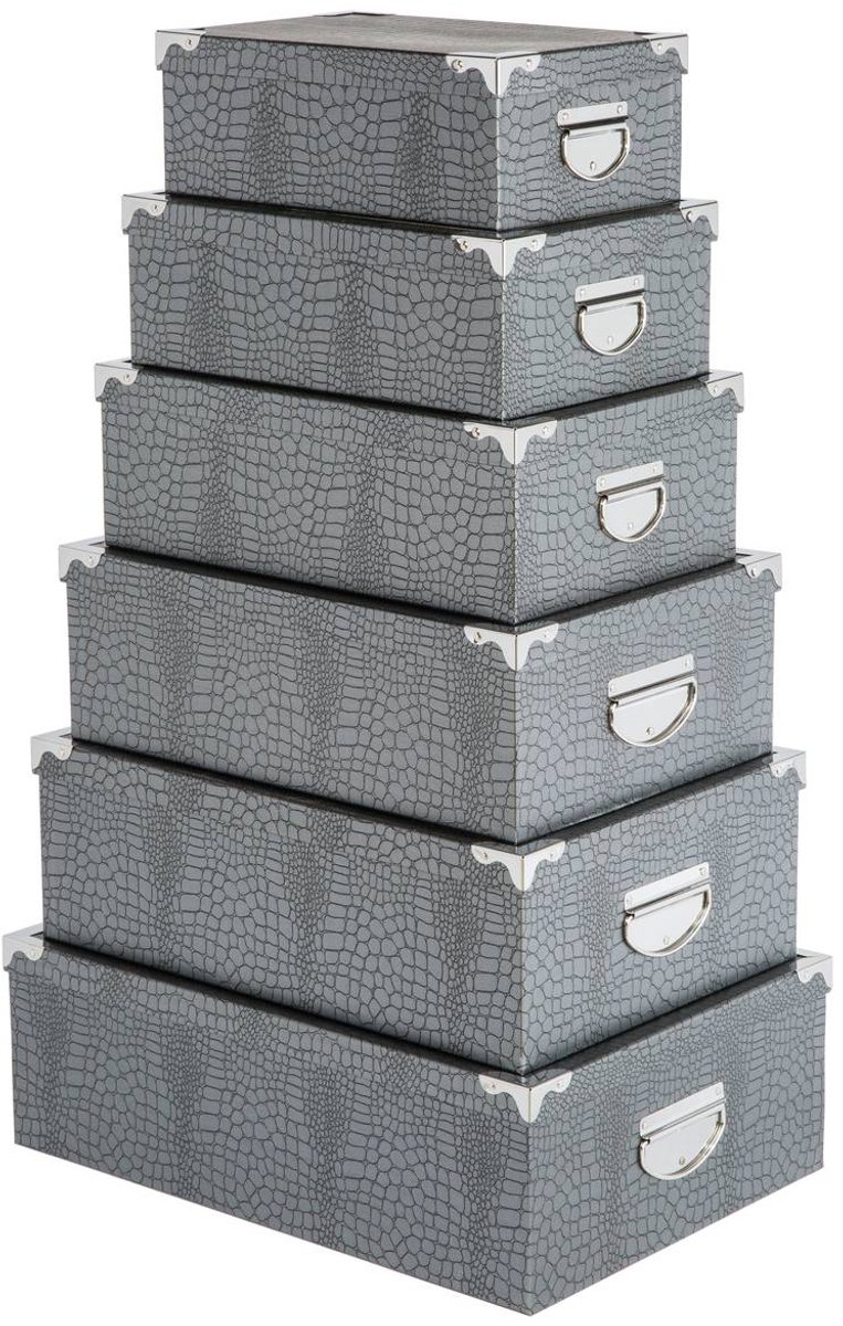 Set van 6 hoekdozen CROCO