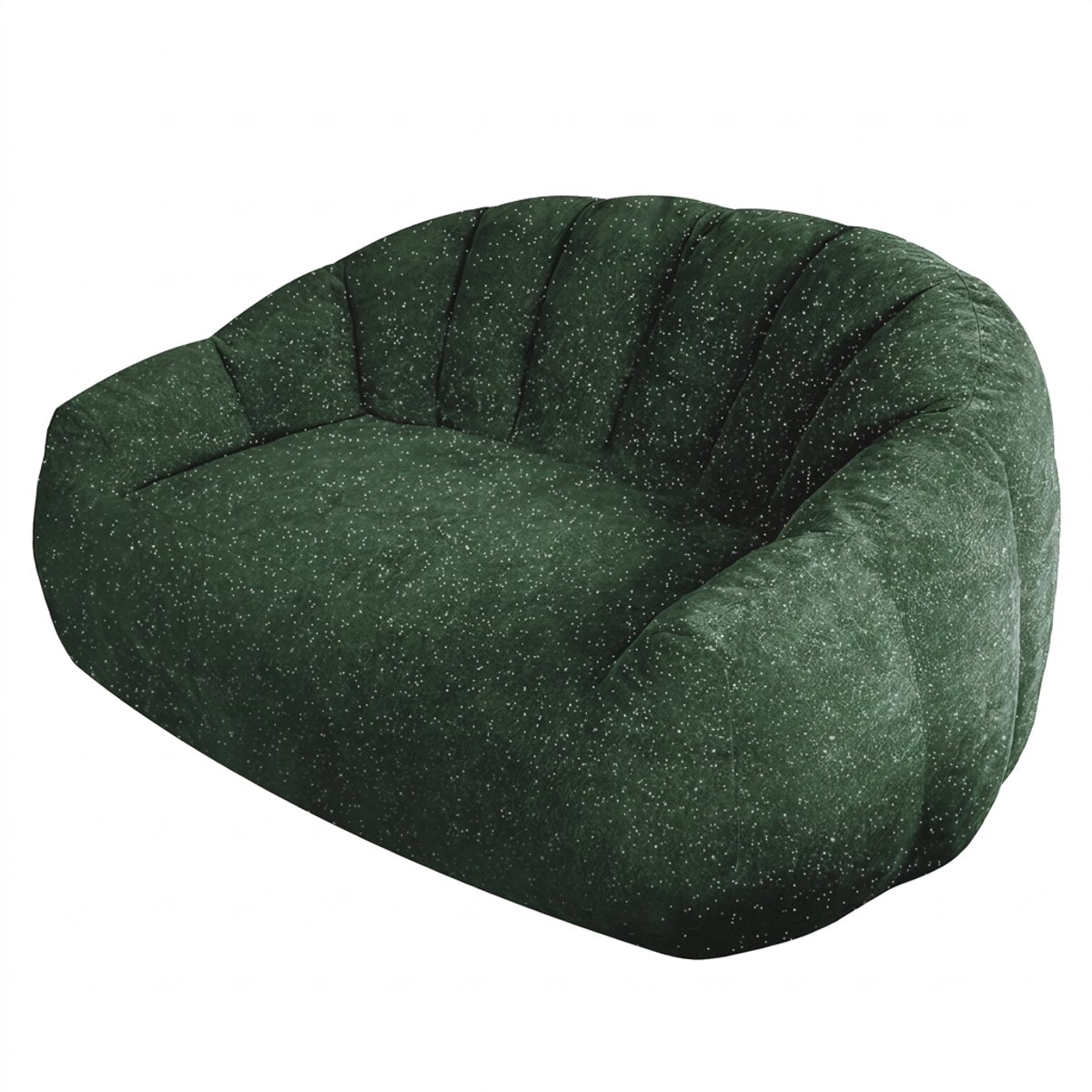 Zitzak Stoel - Luie Bank - Berenklauw Zitzak - Grote Zitzak - Met Armleuning - Huidvriendelijk - Ergonomisch - Woonkamer - 50x42x37cm - 1 Stuk - Groen