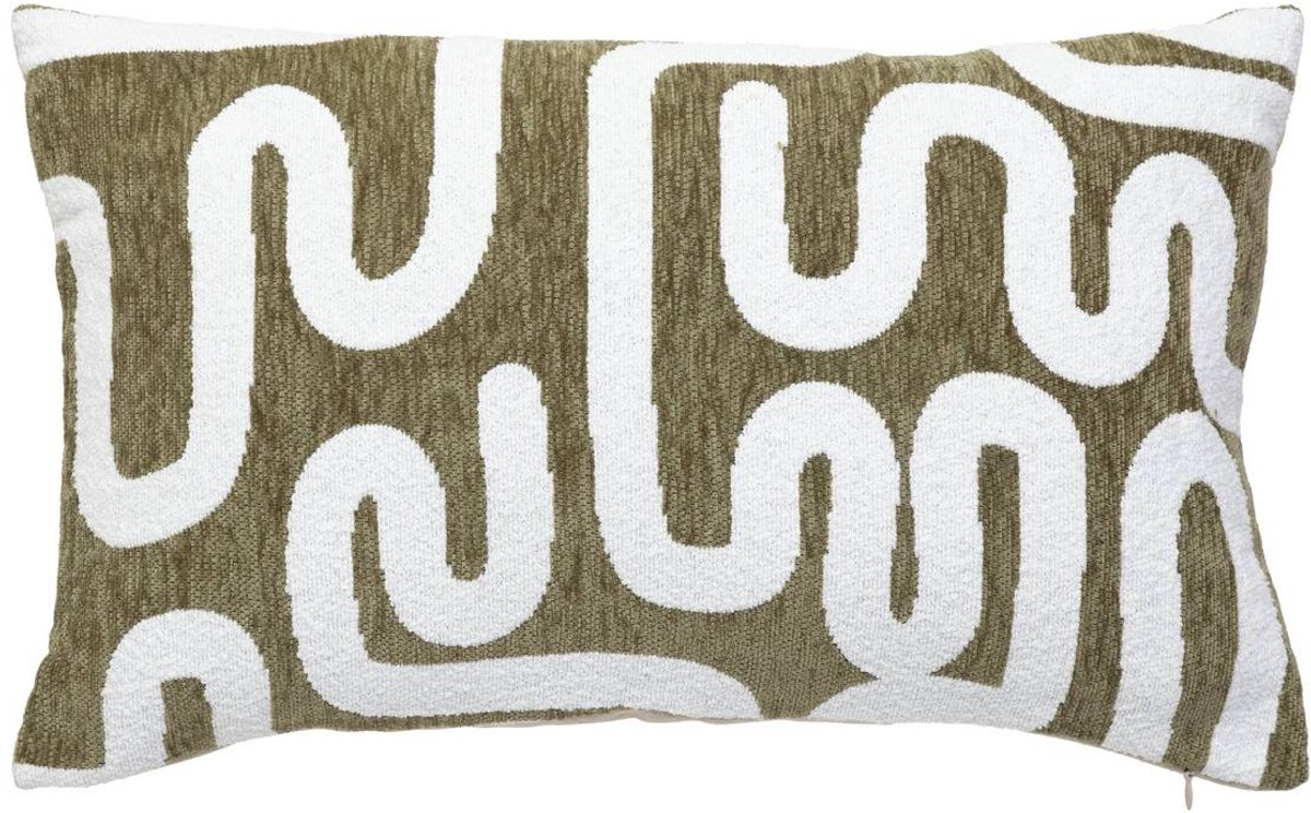 Kussenhoes van chenille JENI