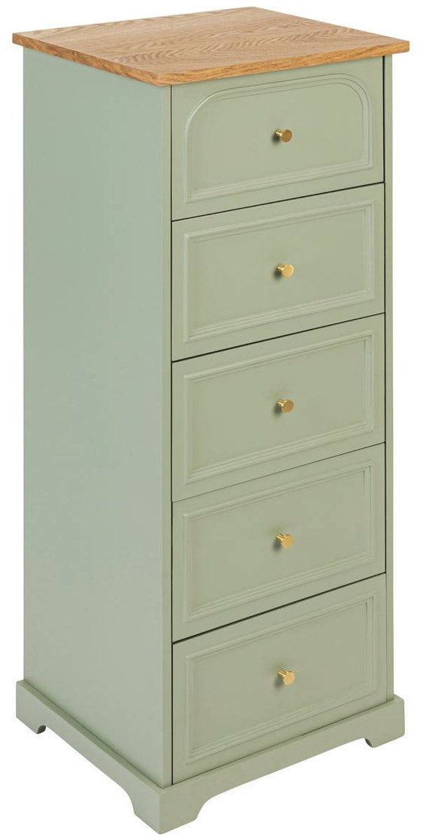 Atmosphera Créateur d'intérieur® Ladekast met 5 laden, hout, MOHEA Vert céladon