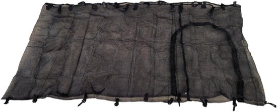 Trampoline Veiligheidsnet - Beschermnet Omheining - Veilig Springen - Duurzaam PP+Net Materiaal - 1.5 meter - Zwart