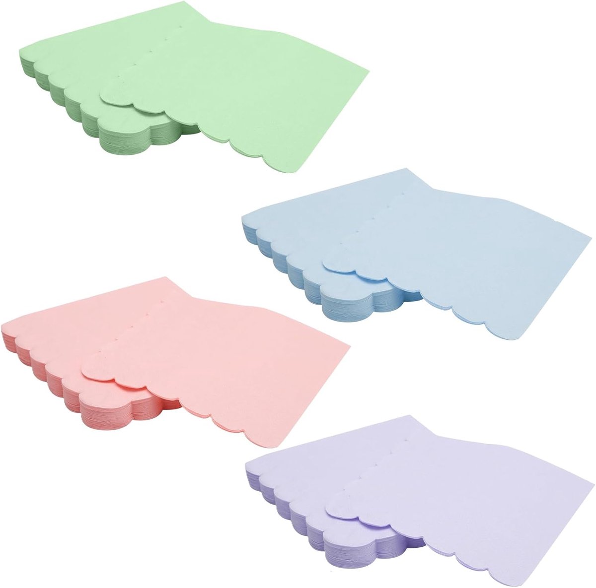 SnelShoppen - Pack van 100 Cocktail Servetten, Wegwerp Servetten, Kleurvolle Kleuren, 25 x 25 cm, Geschikt voor Feesten, Bruiloften, Verjaardagen, Bab