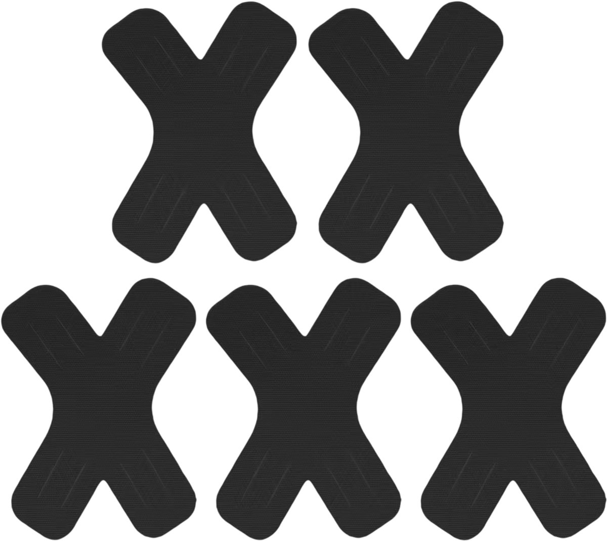 10 Stuks Kinesiologie Tape voor Sport – Fysiotape Waterdicht voor Knie, Schouder, Rug, Enkel en Spierondersteuning - Zwart