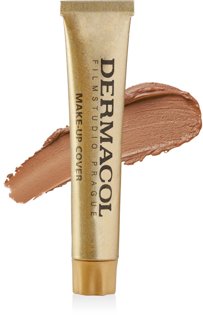 Dermacol Full Coverage Matte Foundation - Waterproof Make-Up - Olie-vriendelijk - SPF 30 - Extreme Dekking - Langdurig