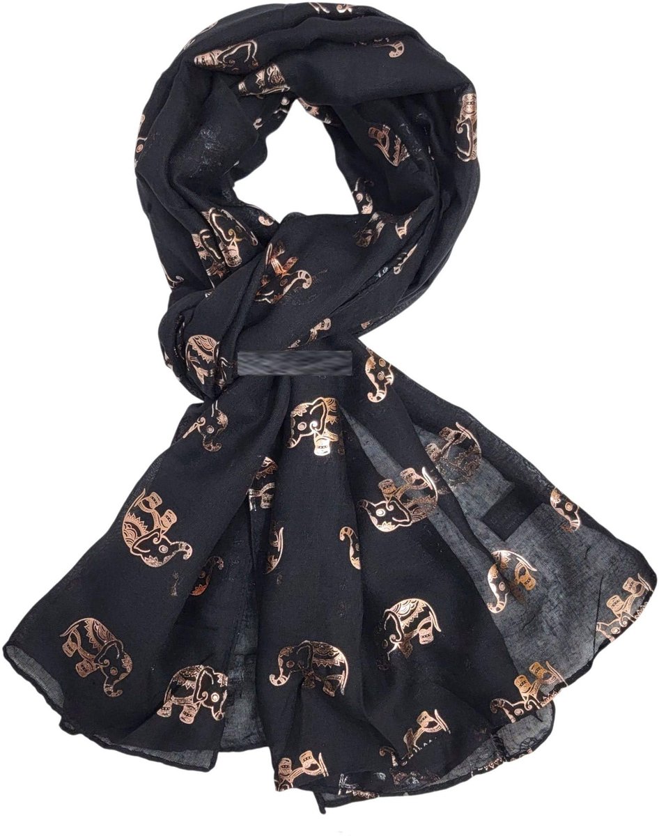 Omgoods - Dierenprint Sjaal van Zacht Katoen en Polyester