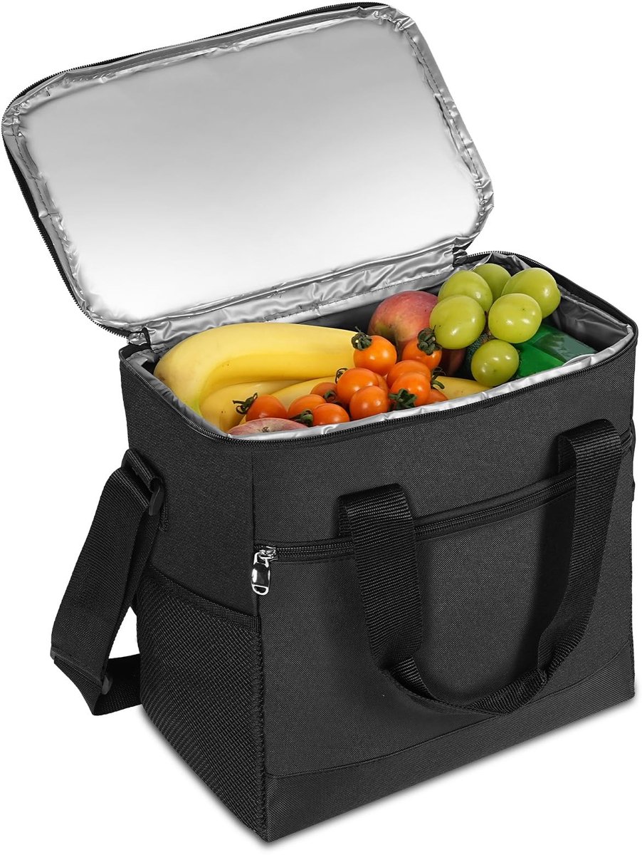 Omgoods - 15L Geïsoleerde Lunch Bag, Waterdicht en Lekvrij