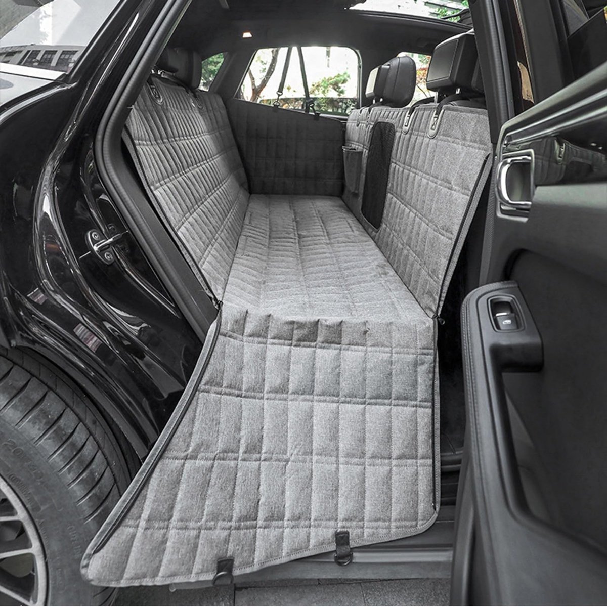 Omgoods - Waterdichte Hondenhammock voor de Achterbank van de Auto