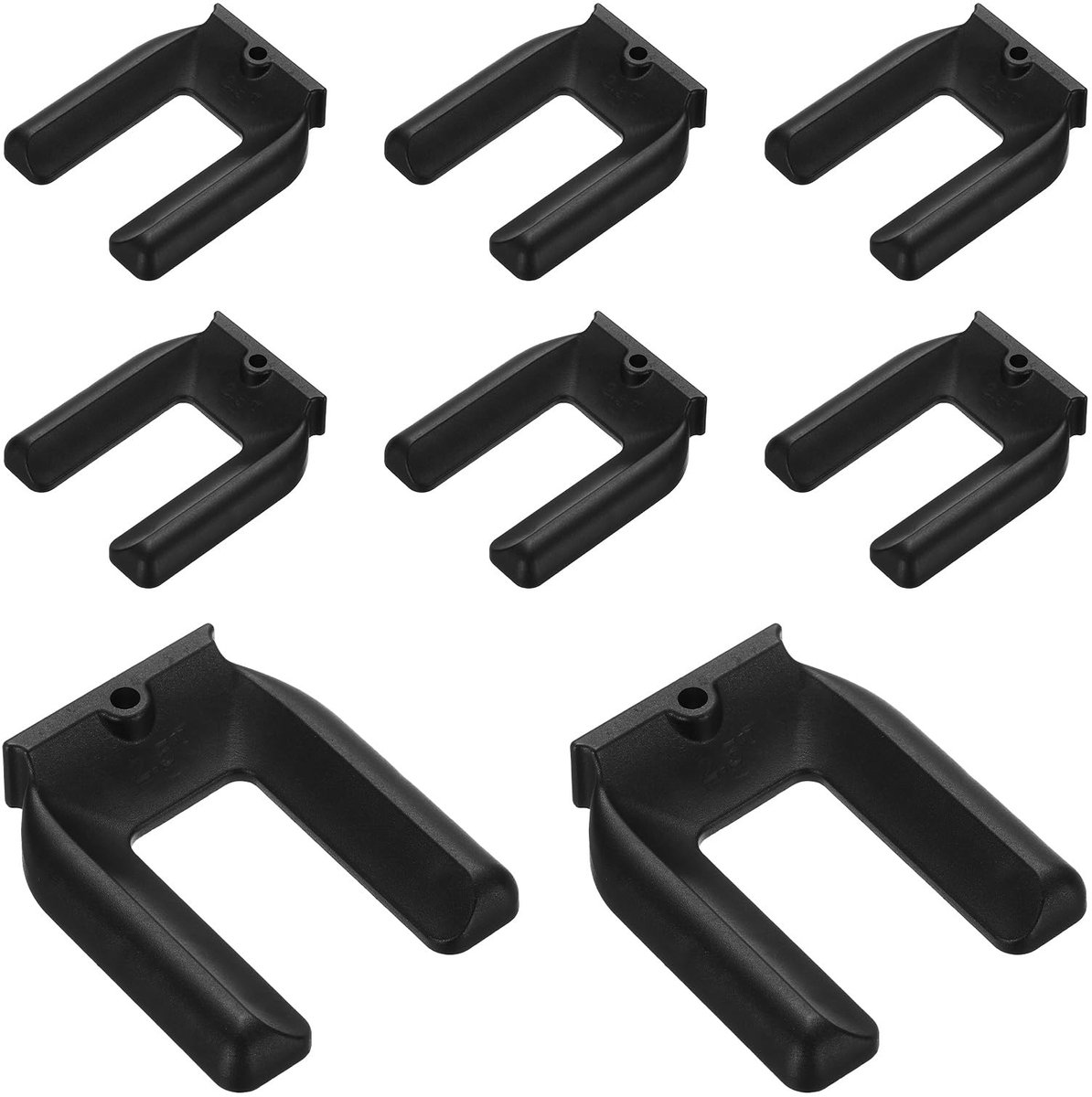 Omgoods - Set van 8 Meubelwielstoppers met Antislip Voetmatten