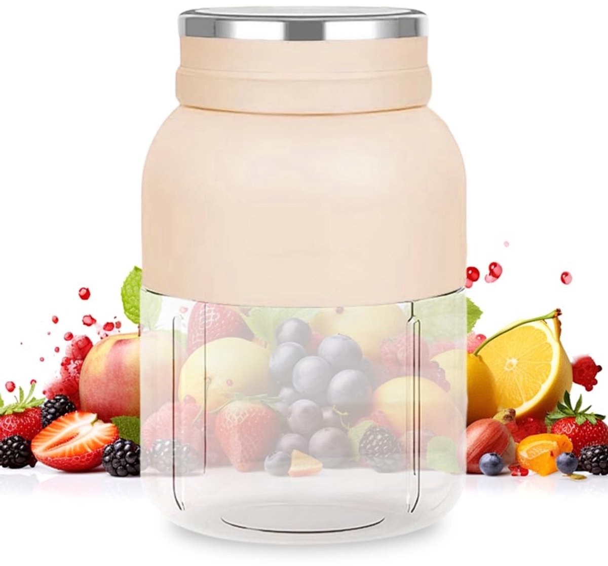 Omgoods Draagbare Mixer 1200ml met USB-C Oplaadbare Blender