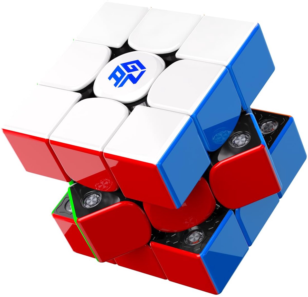 Omgoods- Speed Cube 3 x 3 magnetisch - GAN V100 Maglev - denksporttaak - puzzel - fidget-speelgoed - verbeterde versie - Rubiks Kubus