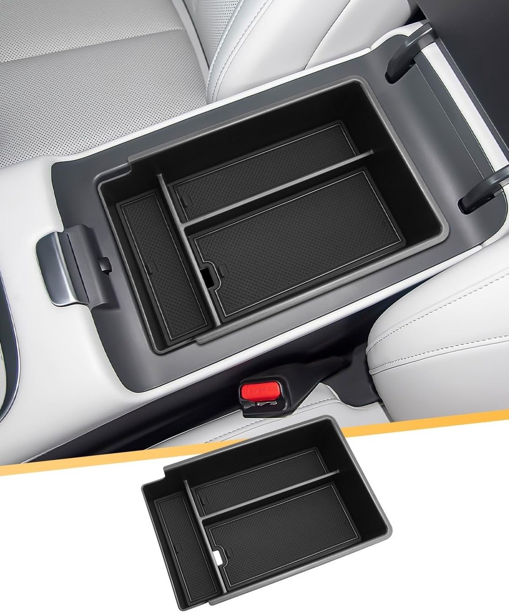Omgoods - Center Console Opbergdoos voor Auto met Antislipmat
