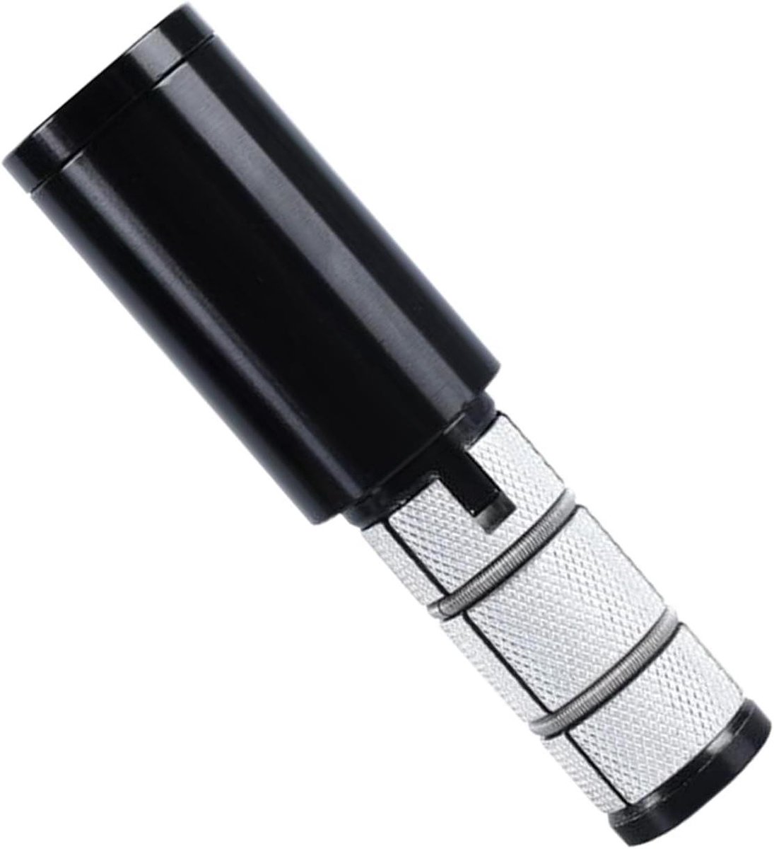 Fietsstuurverhoger - Vorkverlenger stuurpen - Comfortabel fietsen - Ergonomische aanpassing - 28.6 mm vorkbuis - Aluminiumkleur