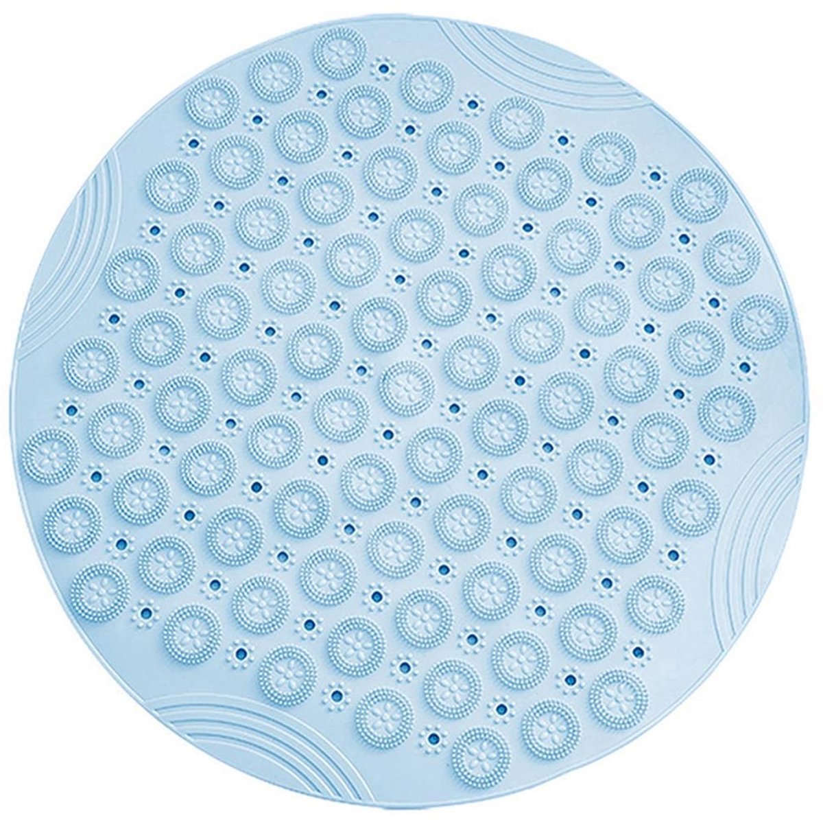 Omgoods - PVC Antislip Badmat met Afvoergaten, Machinewasbaar