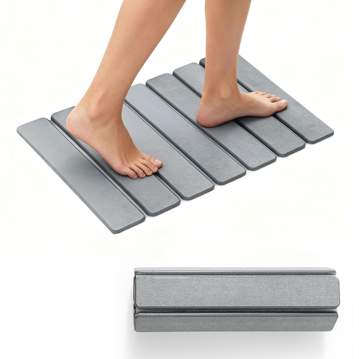 Omgoods - Opvouwbare Diatomiet Badmat met Anti-slip Functie