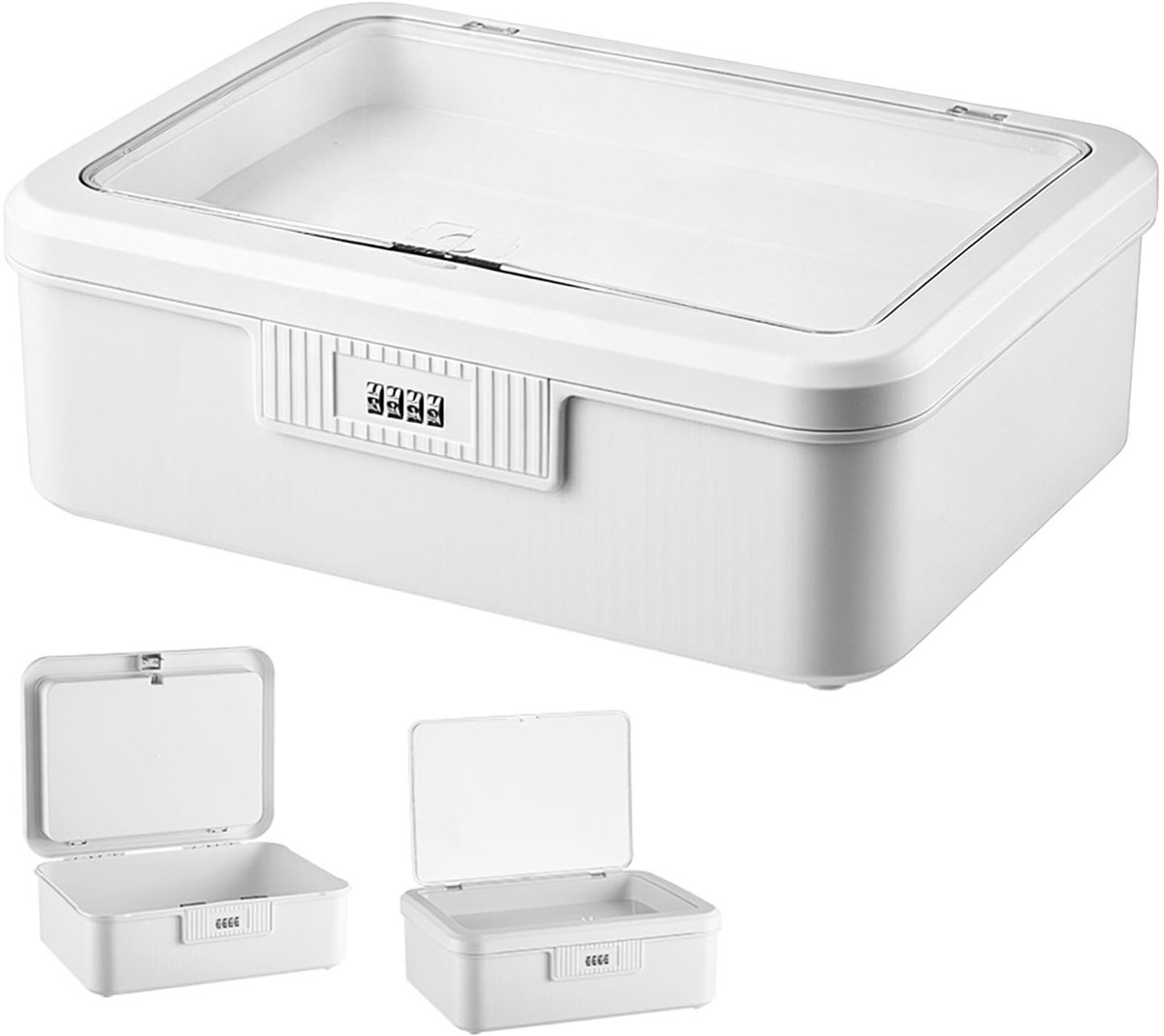 Omgoods - Vergrendelbare Medicijnbox met 16L Inhoud en Combinatieslot