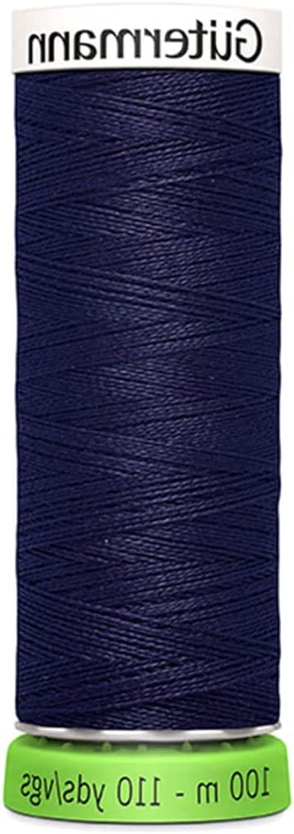 Naaigaren Polyester - Allesnaaier Garen - Kleding Repareren - Gemaakt van Gerecycled Materiaal - 100 meter - Paars Blauw