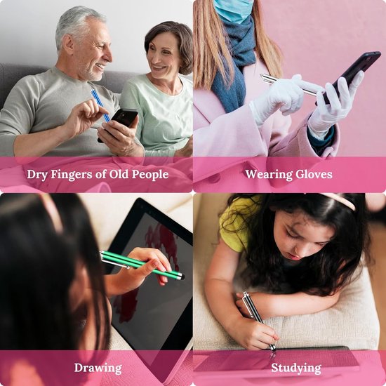 10 Pack Hoge Precisie Vervangbare Dunne Tip Stylus Pennen voor Smartphone en Tablets Alle Universele Touchscreen Apparaten — afbeelding 5