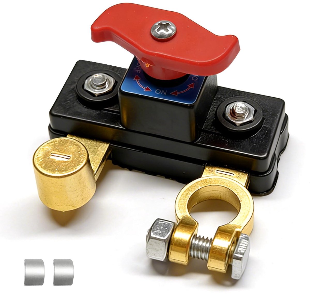 Autoaccu-scheidingsschakelaar, stabiele overdracht, 100 A, 12 V-48 V, dicht klemmechanisme, scheidingsschakelaar, waterdicht, batterijschakelaar, voor auto, motorfiets, marine, boot, caravan