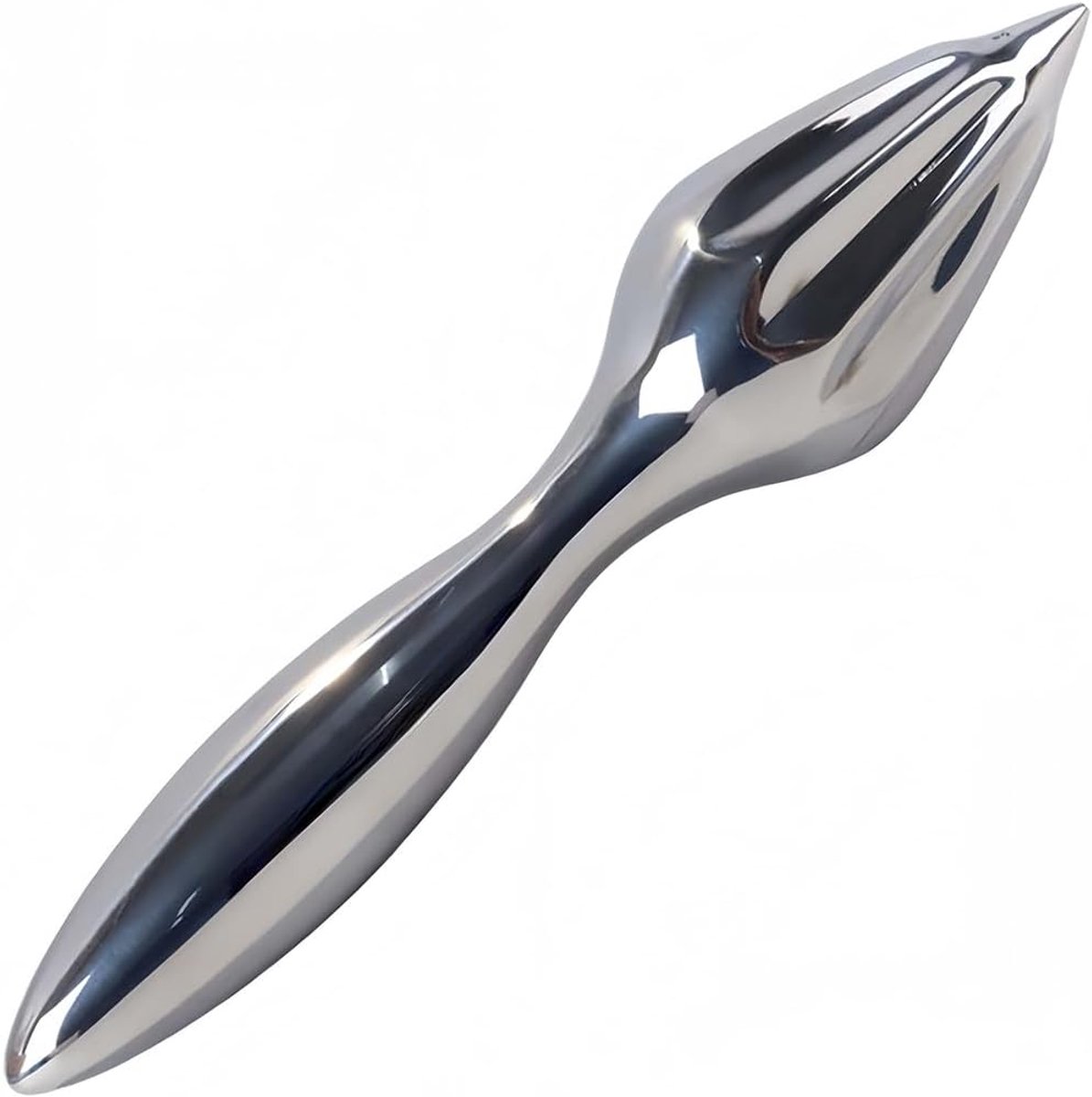Roestvrijstalen handmatige citroensapcentrifuge, knijp Citrus Press Reamer met 10-spaaks diamantvorm
